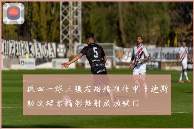 扳回一球三镇右路精准传中卡迪斯助攻绍尔精彩抽射成功破门